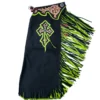 Rodeo Chaps | Bull Riding Chaps | Youth Stock Chaps - Green